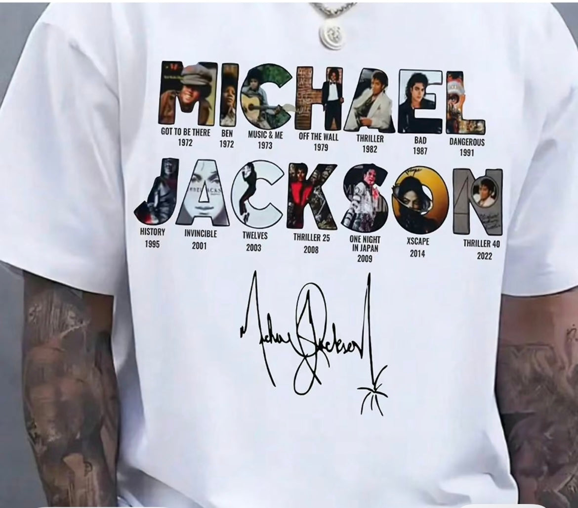 Micheal Jackson Graphic T-shirt